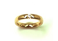 Anello Damiani Veramore in Oro giallo Diamante 0.05 Ct 81086928 - 81086928